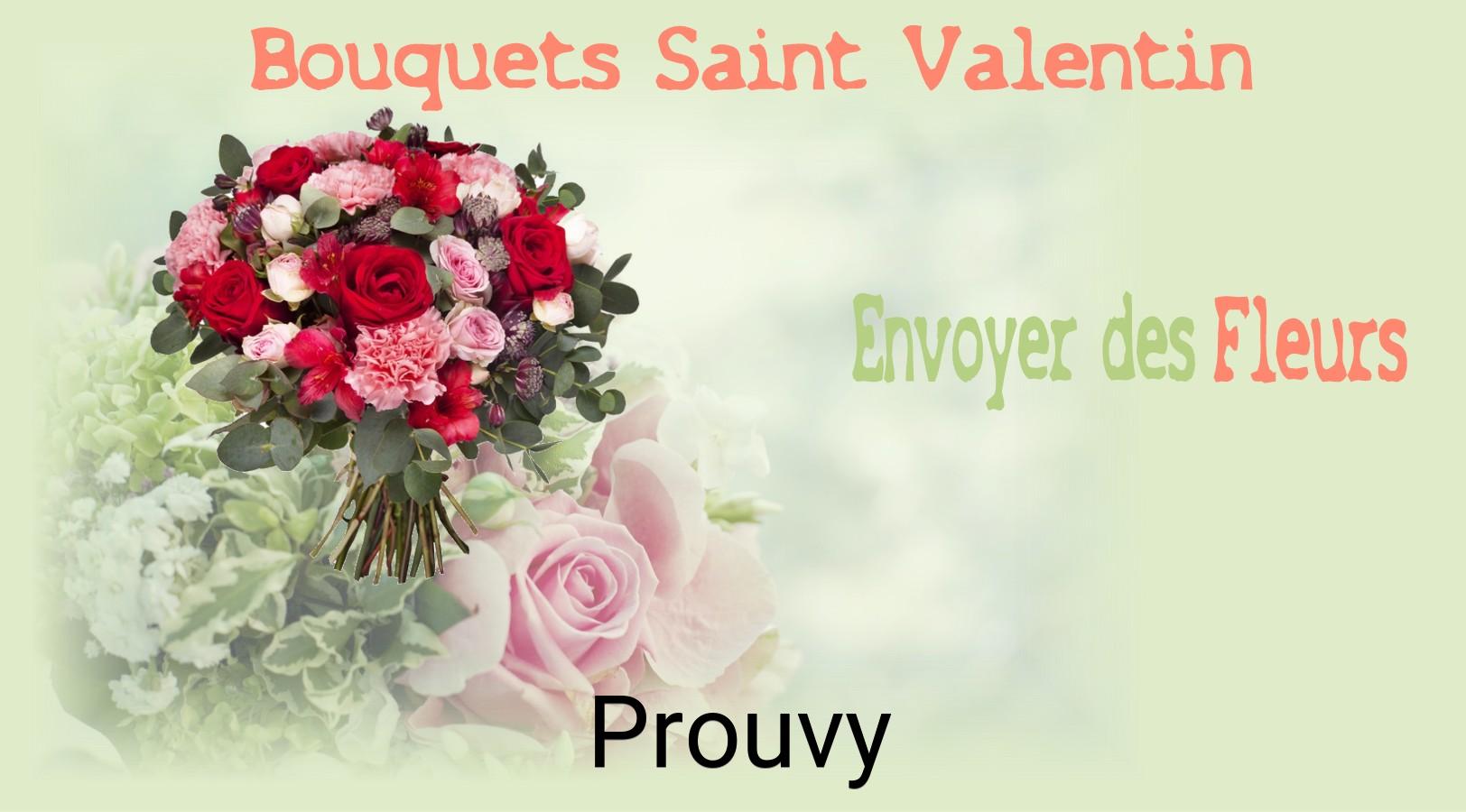 Roses de Saint-Valentin livrées à Prouvy
